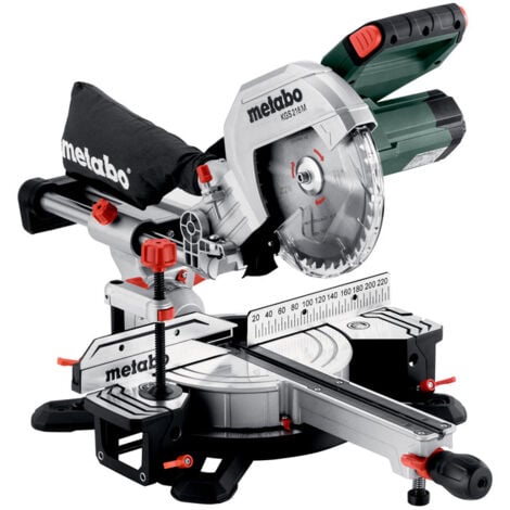 Metabo Scie à onglets KGS 216 M (613216000) avec fonction de traction dans le carton