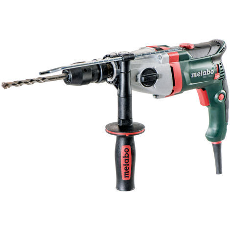 Metabo – Perceuse à percussion 1300W – Vitesse variable 0-3100/min – Mandrin à serrage rapide 1-13mm – Pour béton, acier et bois – 600785500