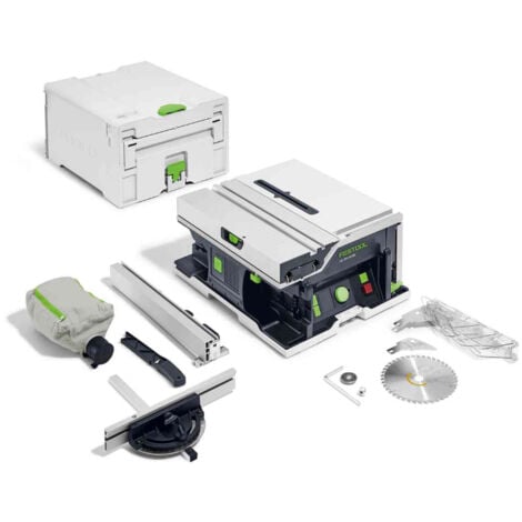Festool Scie circulaire à table sans fil CSC SYS 50 EBI-Basic, sans batterie ni chargeur