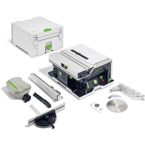 Festool Scie circulaire à table sans fil CSC SYS 50 EBI-Basic, sans batterie ni chargeur