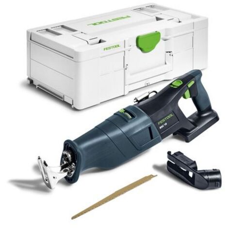 Festool – Scie sabre sans fil 18V – Moteur EC-TEC sans charbons – Profondeur de coupe 230mm – Dispositif d'aspiration intégré – Systainer SYS3 - RSC 18 EB (1/10)