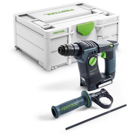 Festool – Perforateur burineur sans fil 18V – Force de frappe 1,80J – SDS-Plus pour béton jusqu'à 18mm – 577600 - BHC18Li (1/10)