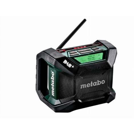 Metabo – Radio de chantier DAB+ BT 12-18V – Bluetooth intégré – Résistante aux chocs et éclaboussures – 600778850