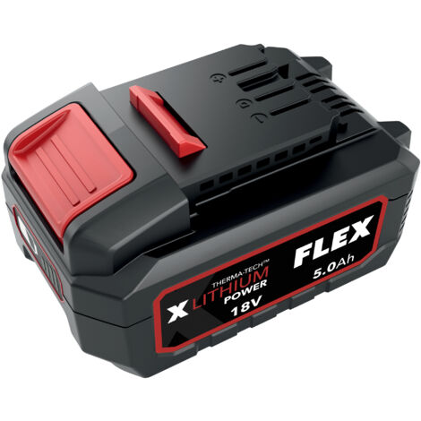 Batterie Li-Ion 18V 5.0Ah – Protection contre surcharge et décharge – Indicateur d'état de charge – Compatible FLEX System