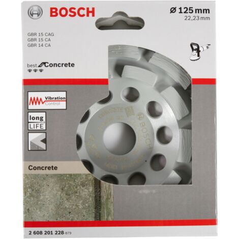 meule assiette diamantée 125 Extraclean Bosch ponceuse béton 2608602554