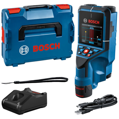 Scanneur de murs à batterie 12V – Détection jusqu'à 200 mm – Technologie radar Bosch – Documentation via USB-C et carte SD - TECT 200 C