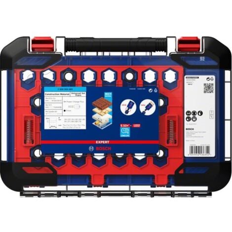 Jeu de scies cloches EXPERT Construction Material Bosch, 20/22/25/32/35/40/44/51/60/68/76 mm,
