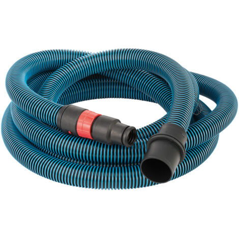 Tuyau antistatique 5 m diamètre 35 mm avec adaptateur pour outils électriques – Compatible aspirateurs Bosch – 2608000566