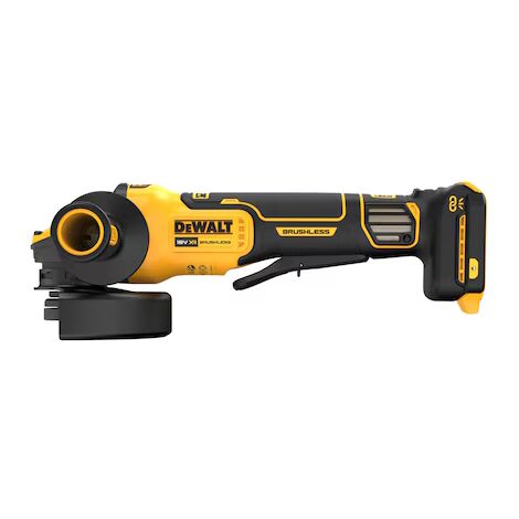 Dewalt – Meuleuse d’angle sans fil 18V – Vitesse variable 3000 à 9000 tr/min – Ø125 mm – Moteur Brushless – Pour béton armé et métal