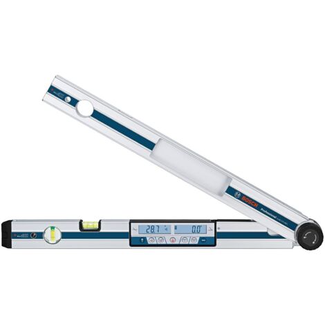 Bosch Professional – Mesureur d'inclinaison et angles 0-270° – Précision ± 0,1° – Portée laser 30m – Protection IP54 – Autonomie 50h – Compact et robuste - 0601076400