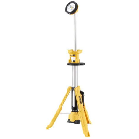 Dewalt – Projecteur portatif 18V XR 3000 Lm – Alimentation batterie XR FLEXVOLT – Indice de protection IP55 – Hauteur réglable jusqu'à 2.2m