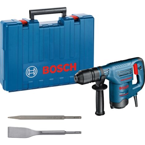Bosch – Marteau-piqueur SDS-Plus 650W – Force de frappe 2,6J – Porte-outils SDS-plus – Pour béton et maçonnerie – Poignée soft grip - GSH 3 E