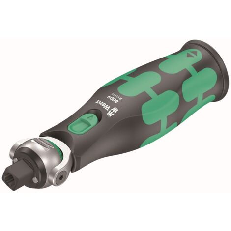 Wera – Tournevis à cliquet 5004280001 – 13 pièces avec embouts 1/4' et 3/8' – Mécanisme à cliquet 72 dents – Utilisation en position 0°