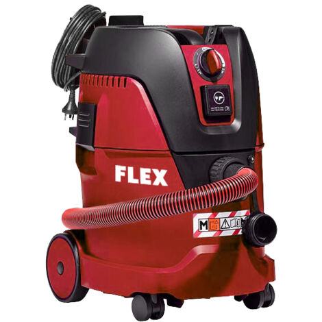 Flex – Aspirateur de sécurité 20L – Dépression 24500 Pa – Puissance 1200W – Nettoyage filtre manuel – Pour chantiers humides