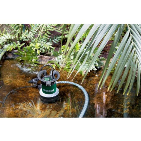 Metabo – Pompe immergée pour eaux usées 970 W 16000 l/h – Aspiration plate 1 mm – Double étanchéité pour eaux polluées – 251600000 (1/10)