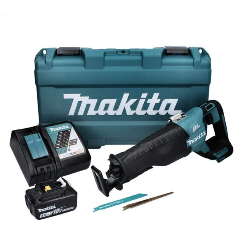 Makita – Scie sabre sans fil 18V – Moteur sans balais 670W – Capacité de coupe max 255mm – Technologie XPT pour durabilité - DJR187RT