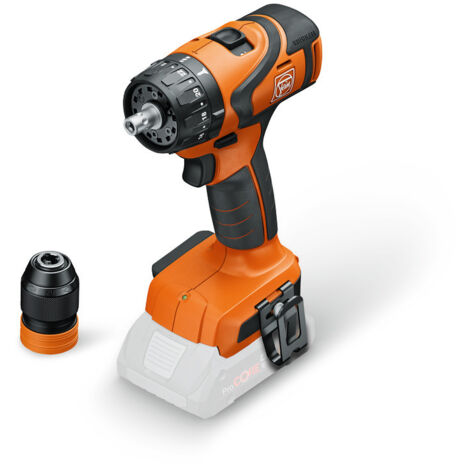 Fein – Perceuse-visseuse sans fil 18V – Moteur sans balais – Couple 60Nm pour métal et bois – 2 vitesses – Coffret avec accessoires - ABS 18 Q AS (1/3)