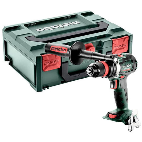 Metabo – Perceuse-visseuse 18V sans fil – Moteur Brushless – Couple 130Nm – Ø perçage bois 68mm – Coffret avec accessoires – 602359840