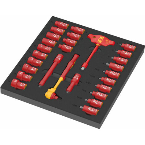 Wera 9726 Insert en mousse 8007 B Zyklop VDE Set 1 (1/5)