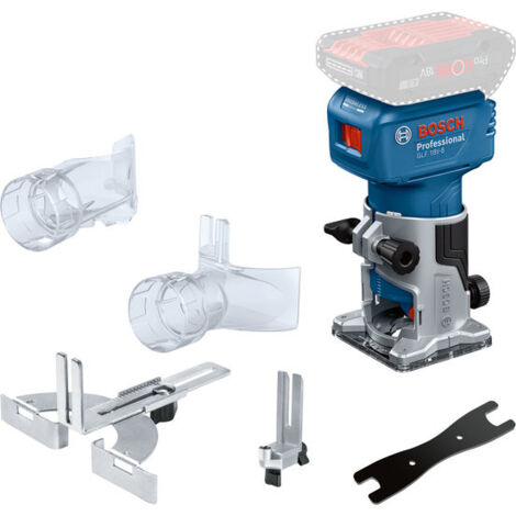 Bosch Professional – Défonceuse GLF 18V-8 6016C6000 – Moteur sans balai – Réglage de profondeur – Coupe nette sur stratifiés – Guide à rouleaux inclus - Y277423