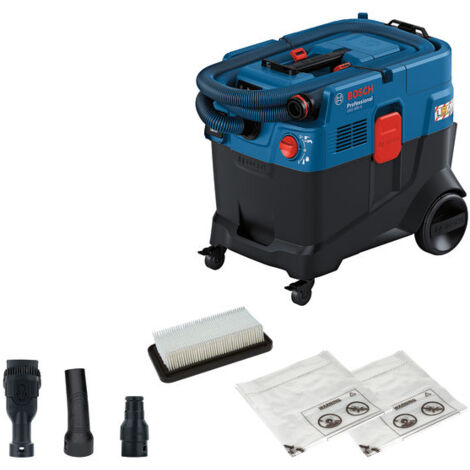 Bosch – Aspirateur professionnel GAS 400 A – 1200W – 40L – Technologie de nettoyage automatique du filtre – Aspiration eau et poussière