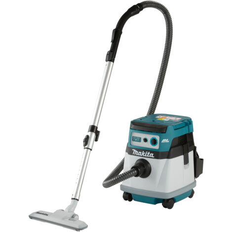 Makita – Aspirateur professionnel sans fil 2x18V DVC155LZX2 – 15L eau/sec – Moteur sans balais – Technologie XPT pour chantiers humides