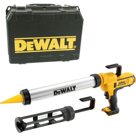 Dewalt – Pistolet extrudeur sans fil 18V – Pression d'extrusion 454 kg – Capacité sachet 600 ml – Système anti-goutte pour colles visqueuses - DCE581NK-XJ