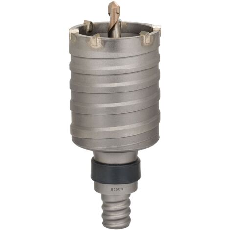 Bosch – Couronne de forage creuse SDS max-9 68mm – Pour béton et maçonnerie – Tige U à deux spirales pour évacuation poussière – Longueur 108mm
