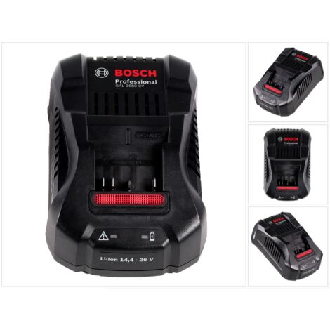 Bosch – Chargeur rapide multivoltage 14,4 à 36V – Courant de charge 8A – Système de refroidissement par air – Compatible batteries lithium-ion - 2607225900