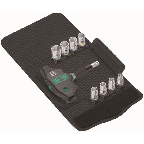 Tournevis à cliquet Kraftform Kompakt 400 RA Set 2 Wera, 9 pièces