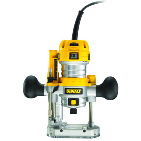 Dewalt – Défonceuse 900W – Pince de serrage 8 mm – Vitesse 16000-27000 tr/min – Pour fraisage précis et aspiration efficace