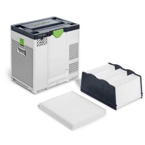 Festool – Purificateur d'air SYS-AIR H – Débit max. 440 m³/h – Filtration catégorie H – Compact pour chantiers et ateliers – Niveau sonore 55-65 dB