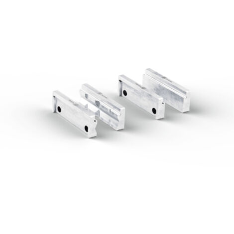 Paire de mâchoires de protection Fein Set (P) Prisma et (B) Blank 110 mm Aluminium (FEIN VersaMAG) - 90701010010