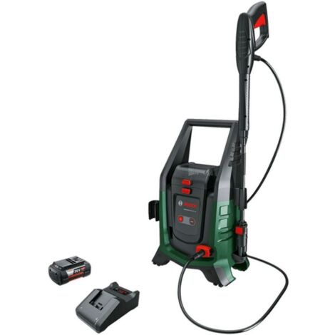 Bosch – Nettoyeur haute pression sans fil 36V – Pression max 100 bar – Débit 3,1 l/min – Longueur tuyau 4 m – Auto-aspiration – Syneon Technology (1/3)