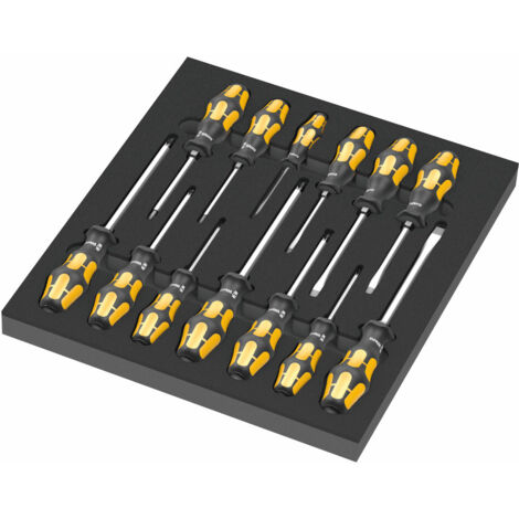 Wera 9714 Insert en mousse pour tournevis Set 1, 13 pièces (1/5)