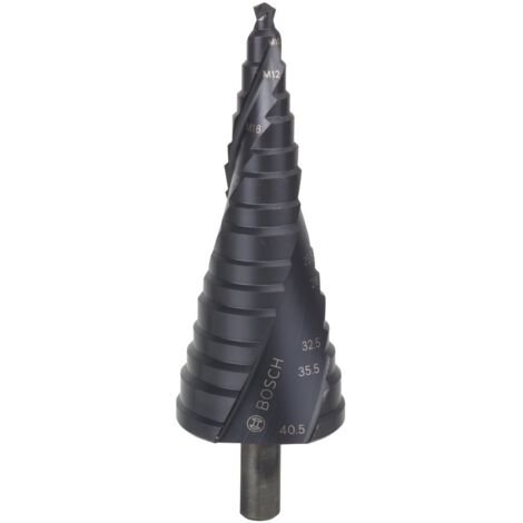 Foret étagé HSS-AlTiN Bosch M10-M40, 10,0 mm, 125,5 mm (1/5)