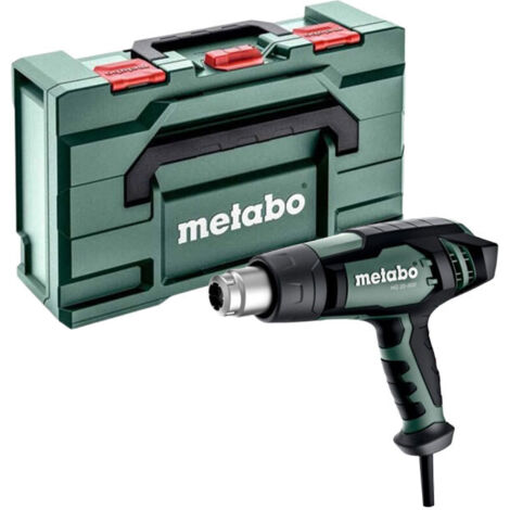 Metabo – Pistolet à air chaud 2000 W 602066500 – Température 80-600 °C – Débit d'air 150/300/500 l/min – Pour élimination peinture et soudure - HG 20-600