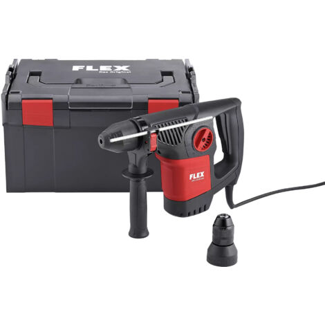 Flex – Marteau combiné SDS-plus 900W – Énergie de frappe 4,8J – Perçage max béton 32mm – Coffret L-BOXX pour chantiers humides - CHE 4-32 R SDS (1/4)