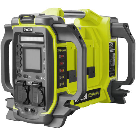 Ryobi – Onduleur sur batterie 36V 1800W – 4 ports USB – Écran LCD – Alimentation pour appareils électroniques sensibles – Utilisation extérieure - RY36BI1800A-0
