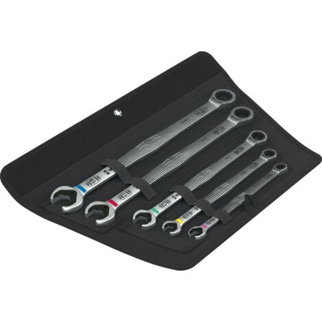Jeu de clés à cliquet 6007 Joker 5 Set 1 5-pièces SW 8-19mm WERA