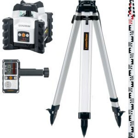 Laserliner – Laser rotatif compact 210S – Portée 165m – Précision ± 1mm à 10m – Alimentation batterie rechargeable – Pour chantiers professionnels