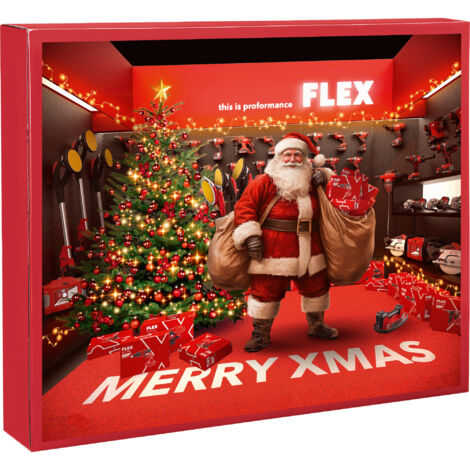 Flex – Coffret multi-outils avec tournevis sans fil 4V – 24 accessoires pratiques – Lampe de poche 5 modes – Mètre 2m robuste (1/5)