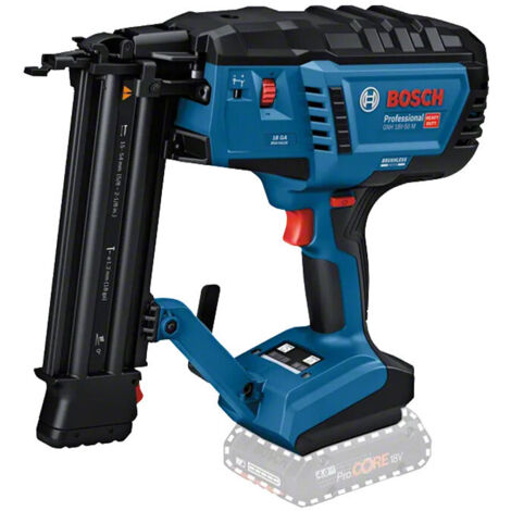 Bosch Professional – Cloueur à bois sans fil 18V – Longueur clou 16-54mm – Moteur puissant pour montage précis – Livré en L-BOXX - 18V-50