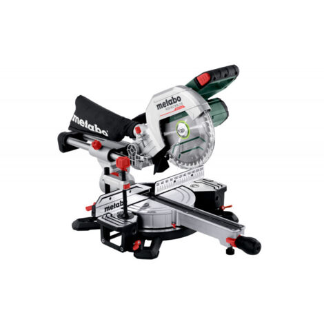 Metabo – Scie à onglet sans fil 18V – Moteur brushless – Fonction de traction pour pièces larges – Capacité de coupe 305 x 70 mm