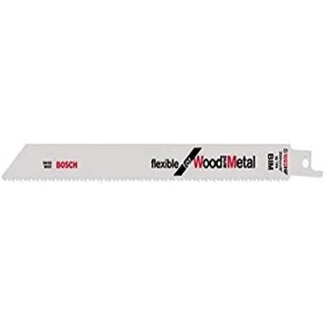 Lame de scie sabre S 1022 HF Flexible for Wood and Metal Bosch - 100 pièces