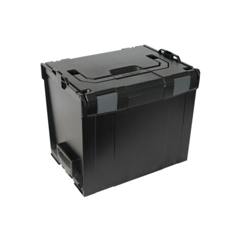 Boîte à outils vide 6100000308 en plastique ABS noir – Dimensions 442 x 357 x 389 mm – Capacité 41,1 litres – Protection contre projections d'eau – Bs Systems (1/7)