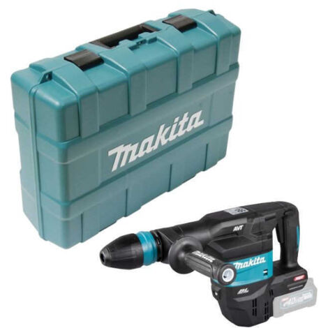 Makita – Marteau-piqueur sans fil 40V 9,4J HM001GZ02 – Moteur Brushless – Pour béton armé – Système AWS pour aspiration – Coffret avec accessoires - WUT01 (1/10)