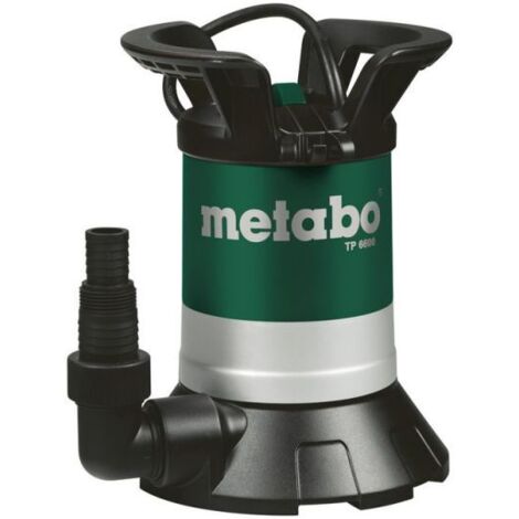 Metabo – Pompe submersible à eau claire 6600 l/h – Hauteur de refoulement 6 m – Puissance 250 W – 1 roue – 250660000 (1/10)