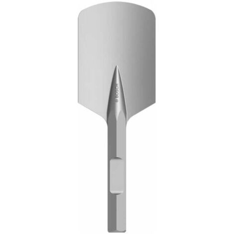 Bosch – Burin bêche arrondi 28mm – Emmanchement six pans – Conçu pour briser le béton – Longue durée de vie auto-affûtante - 1618662000 (1/5)