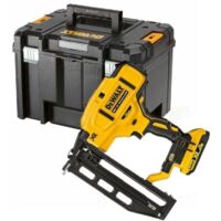 Dewalt – Cloueur sans fil à tête refoulé 18V – Moteur Brushless – Énergie d'impact 48 joules – Longueur clou 32-64mm – Pour bois dur